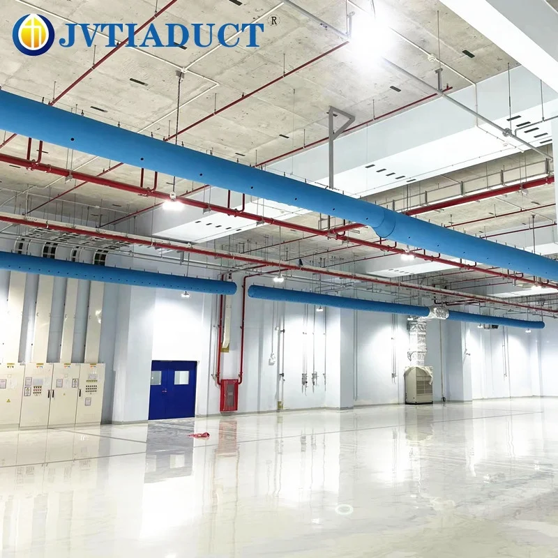 Easily Installed Efficient Air Flow Even Air Distribution HVAC  Air Duct Fabric For Ventilation