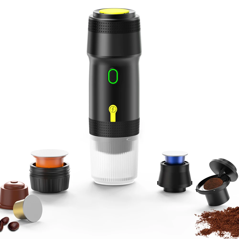Electric Portable Espresso Capsule Small Wireless Outdoor Camping Espresso Machine Portable Capsule Italian Coffee Machine