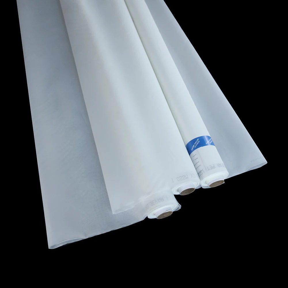high quality 43T polyester silk screen printing mesh white mesh