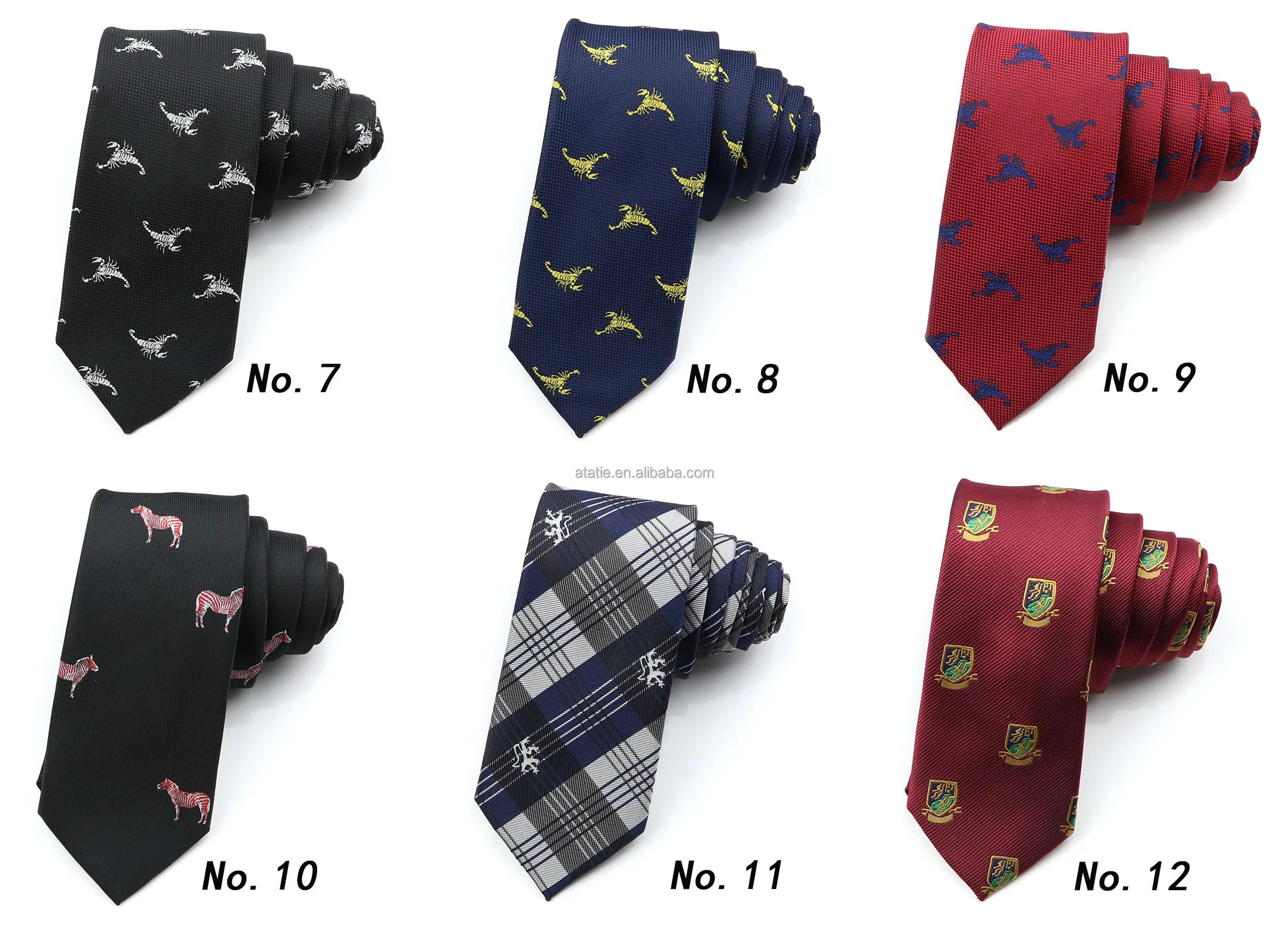 Мужской жаккардовый галстук 6