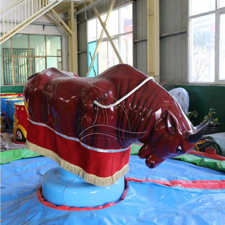 High Quality Wholesale Cheap Price Carnival Game Ride Mechanical Bull Attraction Electric Inflatable Bull Ride For Sale