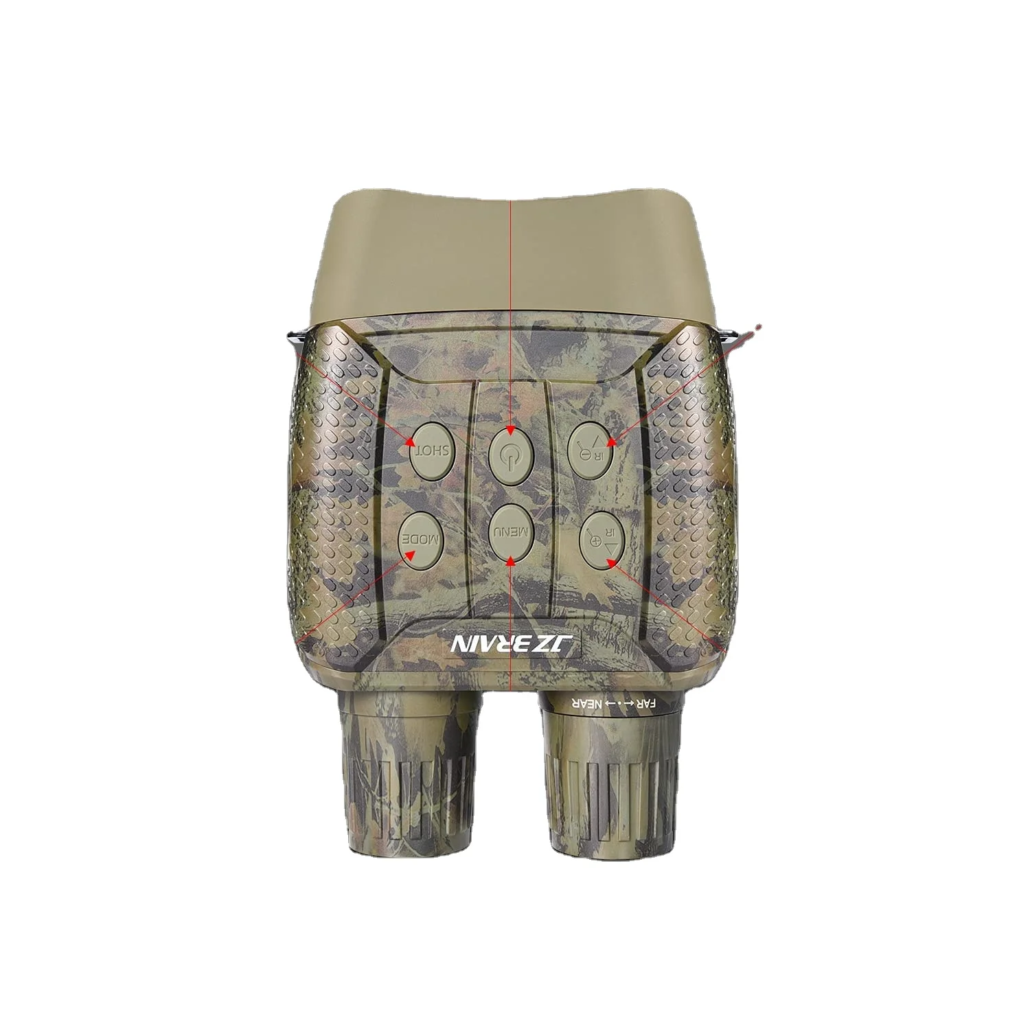 2021 Hot Selling Night Vision Binocular  7 Level infrared 4X Digital Hunting Surveillance Tactical Uses in Darkness Camo