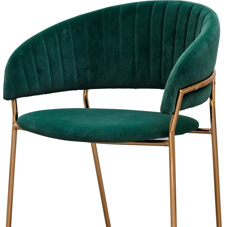 Luxury Design Restaurant Modern Fabric Dinning Pink Accent Dining Velvet Chairs Quantity Top Metal OEM Lead Packing Room PCS Pls