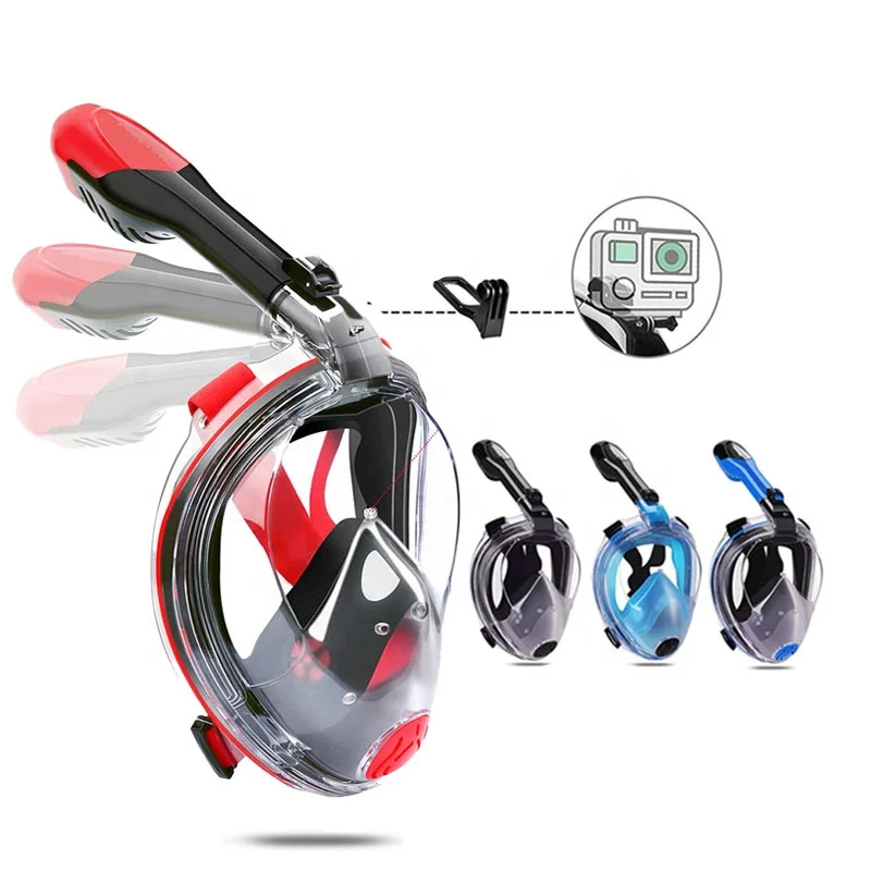 Orsen Underwater Scuba Anti Fog Free Breath Full Face Diving Snorkel Mask Anti-Uv Kids Swim Mask For Children