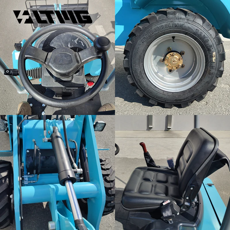 LTMG auto loader machine 0.5 ton 500 kg electric mini wheel loader for sale