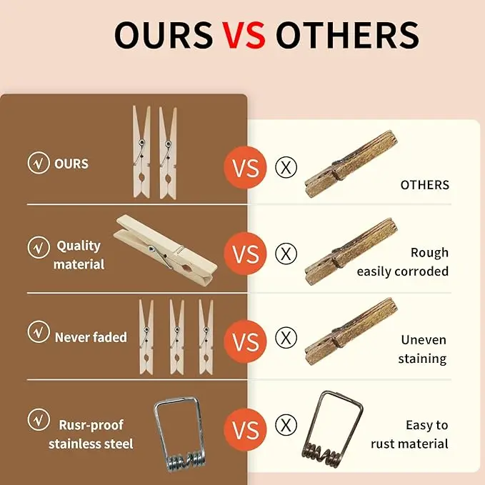 Hot Sale Colorful Clothespin Wooden Clip Rainbow for Decorative Craft Pegs Photos Pictures Decoration Clip Clothespin Clothespin