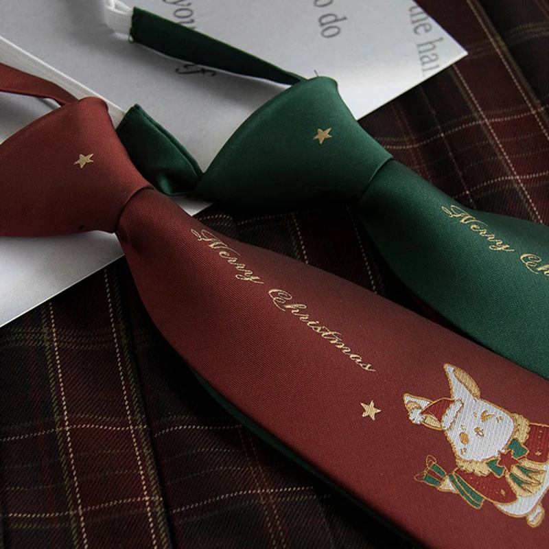 Womens  Red Green Colors Bow Tie School Student Sailor Suit Bowknot Adjustable Uniform Ties