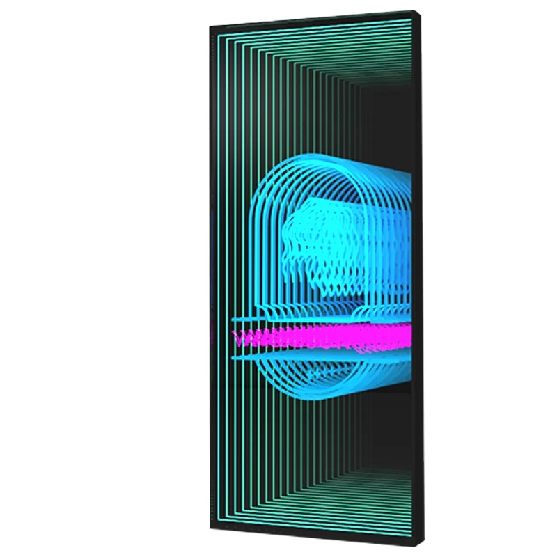 Factory customized premium roll up sign Endless time tunnel touch sensor 3d Infinity mirror outdoor led sign taxi light
