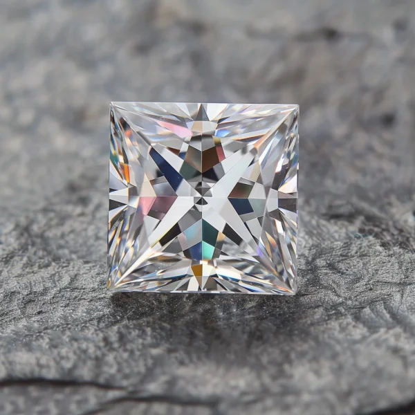 SICGEM Moissanite оптовая цена квадратная форма принцесс Муассанит D Vvs1 принцесса вырезанные из муассанита бриллианты