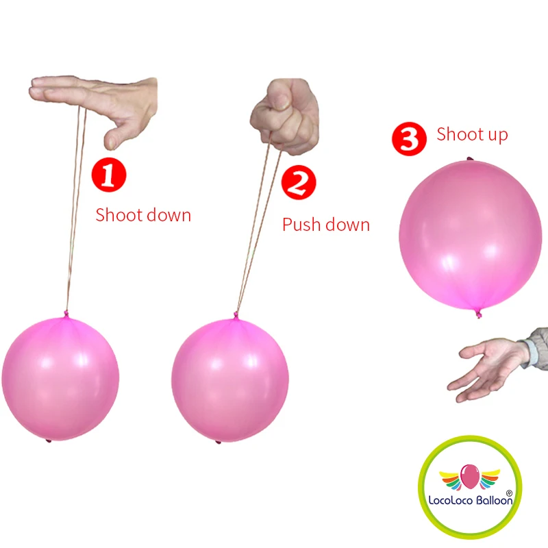 2025Factory Price HEB Manufacturer Punch Balloons for Kids Toys Gifts Punching Plastic Rubber Hand Made Punched Baloons/Balon