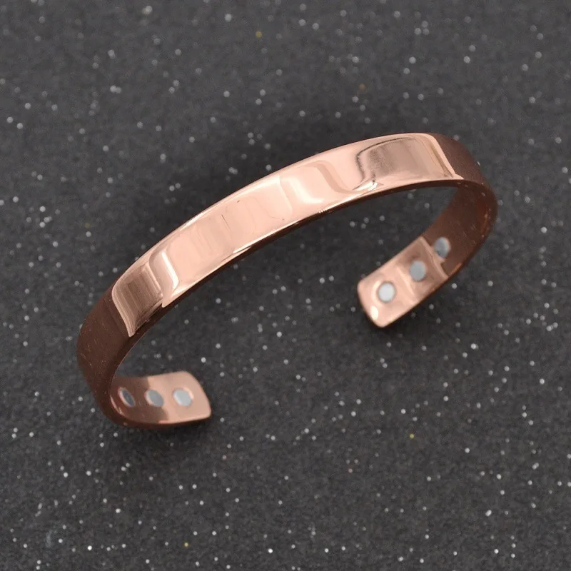 Wholesale Fashion Bracelets Magnetic Bangle Bracelet Energetic Health Copper Split Diabetes Bracelet