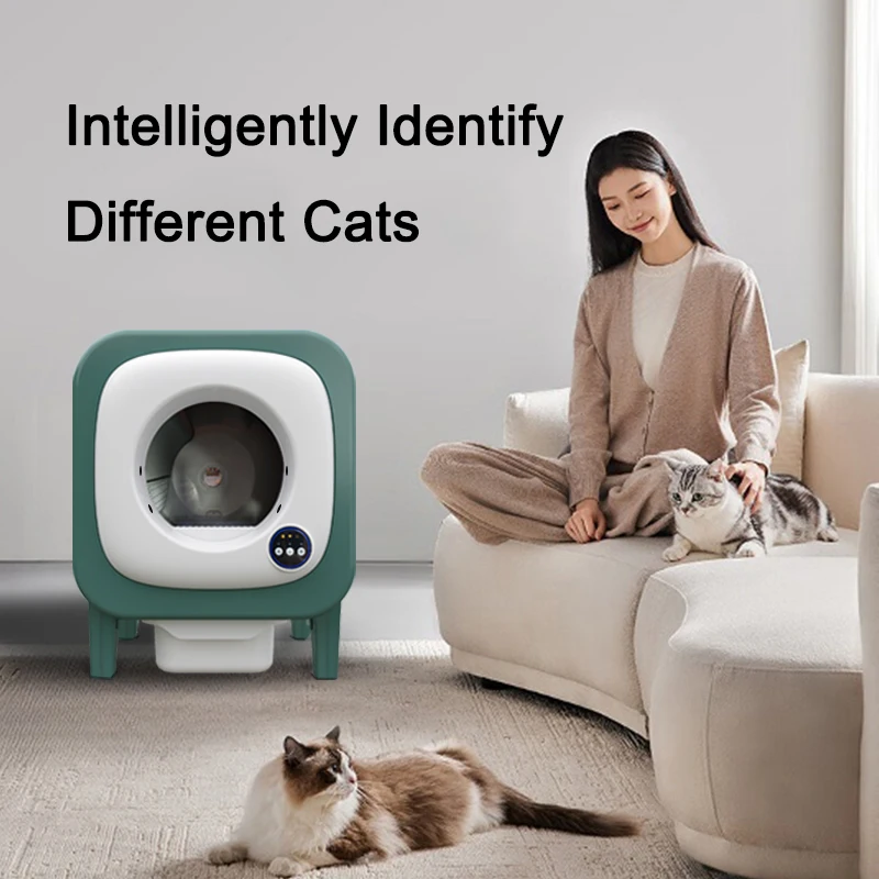 Wholesale Cat Auto clean Litter Box Smart Wifi Pet Electric Cat Litter Box full automatic Quick Self Cleaning Cat Litter Box