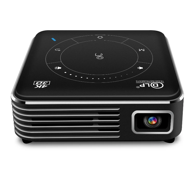  Проектор Moniel P11 DLP 4K Android 9 0 4 Гб + 32 ГБ Мини Портативный светодиодный проектор 2 4G 5G WiFi BT 3D для домашнего