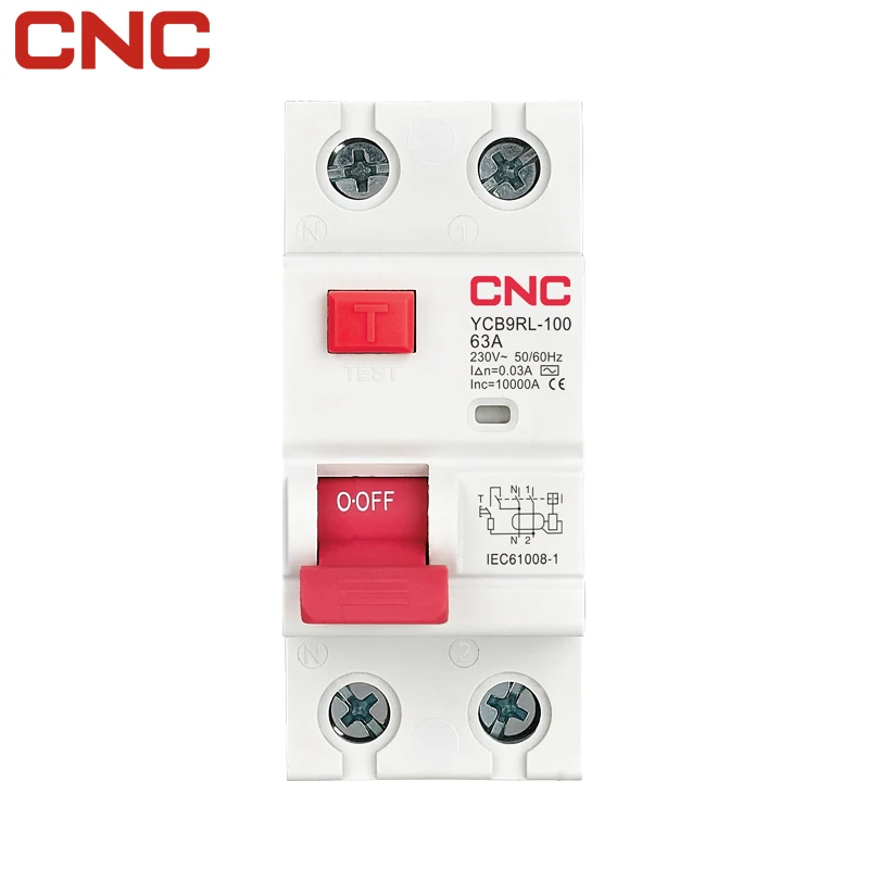  YCB9RL-100 Series RCCB breaker mini electric mcb автоматический