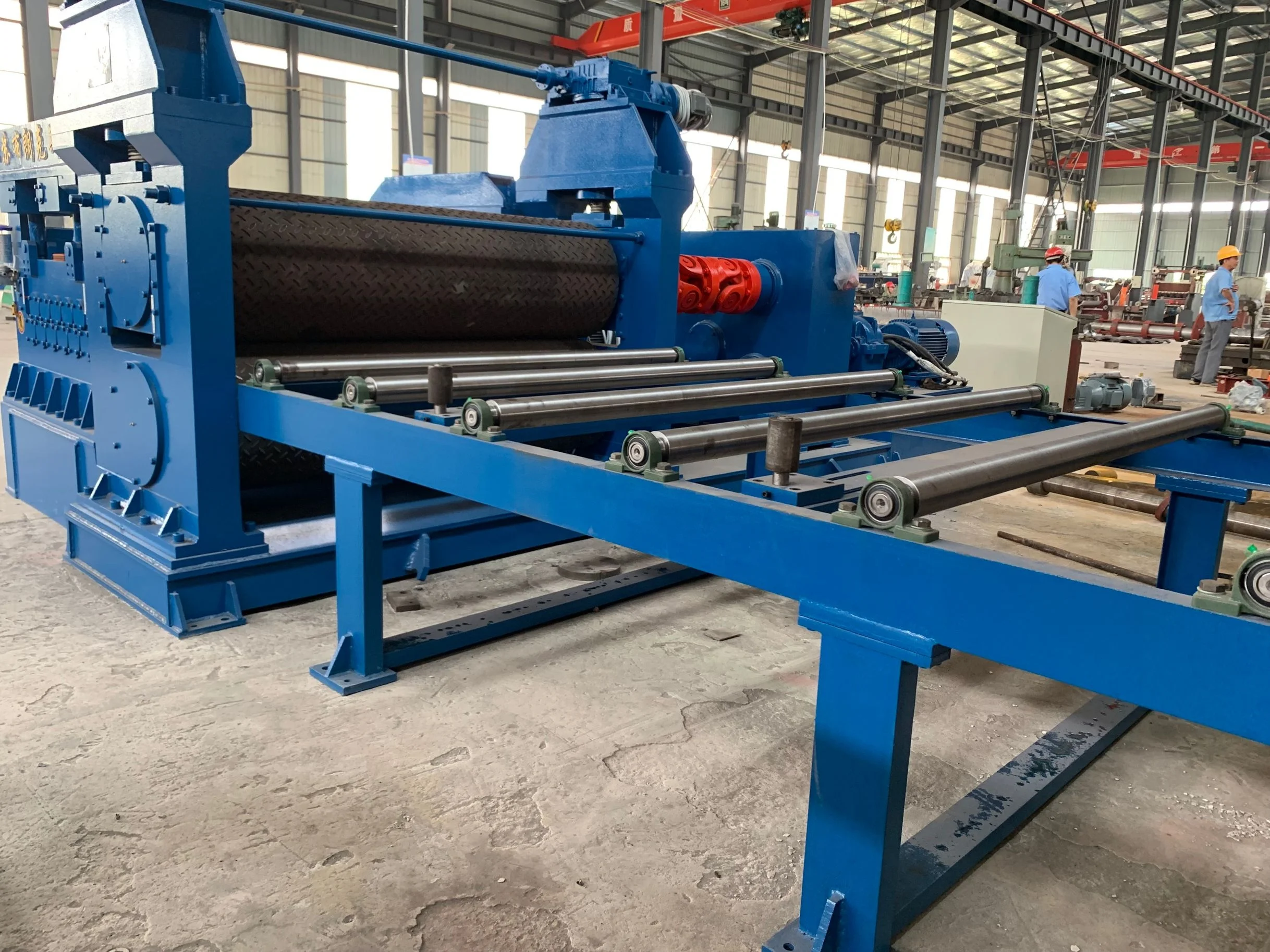 
Metal sheet embossing machine 