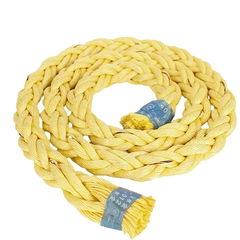 Other Marine Supplies Boat Marine Accessories Marine Rope 8 12 Strand PP Nylon UHMWPE SyntheticFiber Mooring Rope For Ship