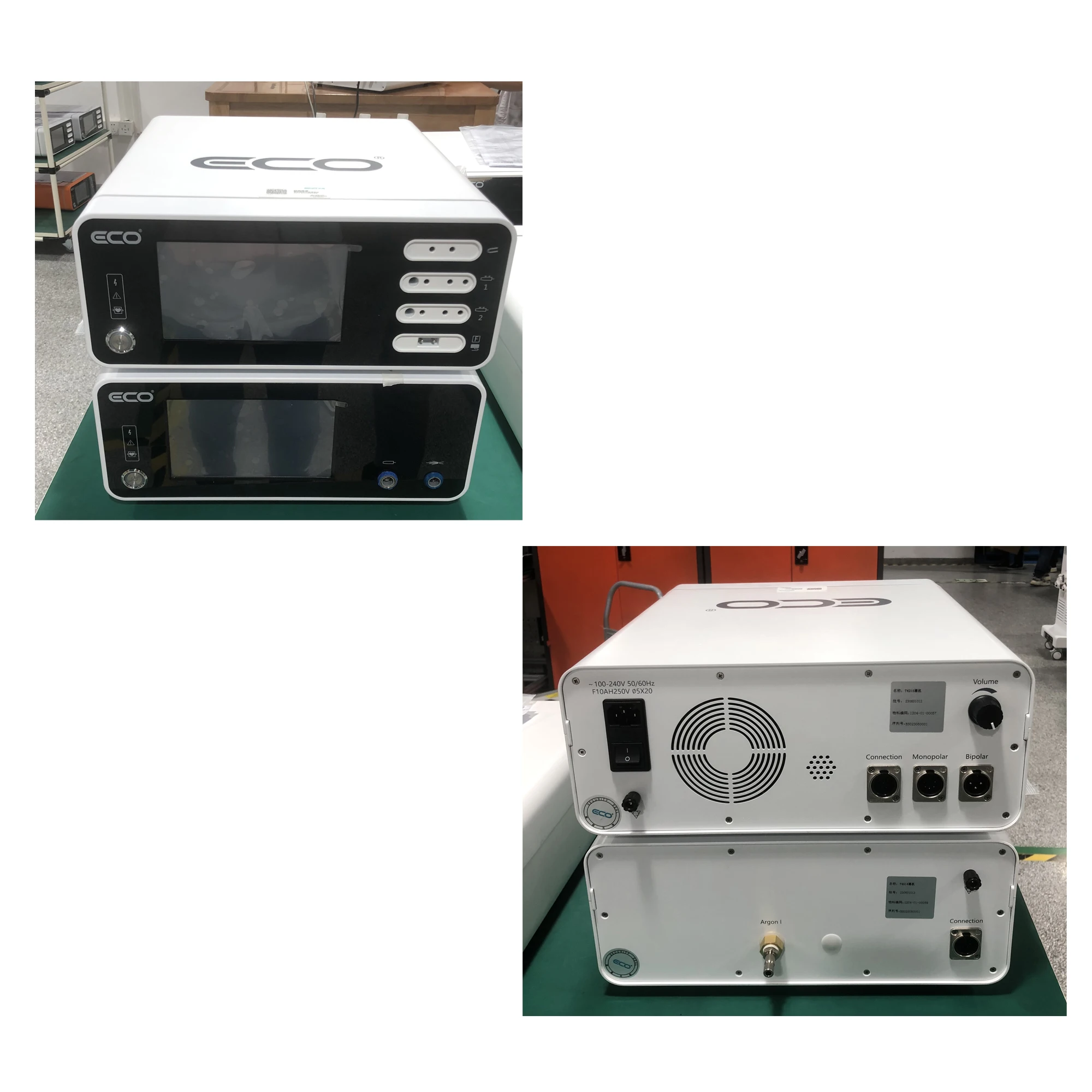 Argon plasma coagulation unit with electrosurgical generator argon beam coagulator