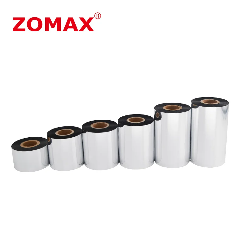 Китайский производитель, прямая Термотрансферная восковая лента, восковая/резиновая Резиновая лента для этикеток