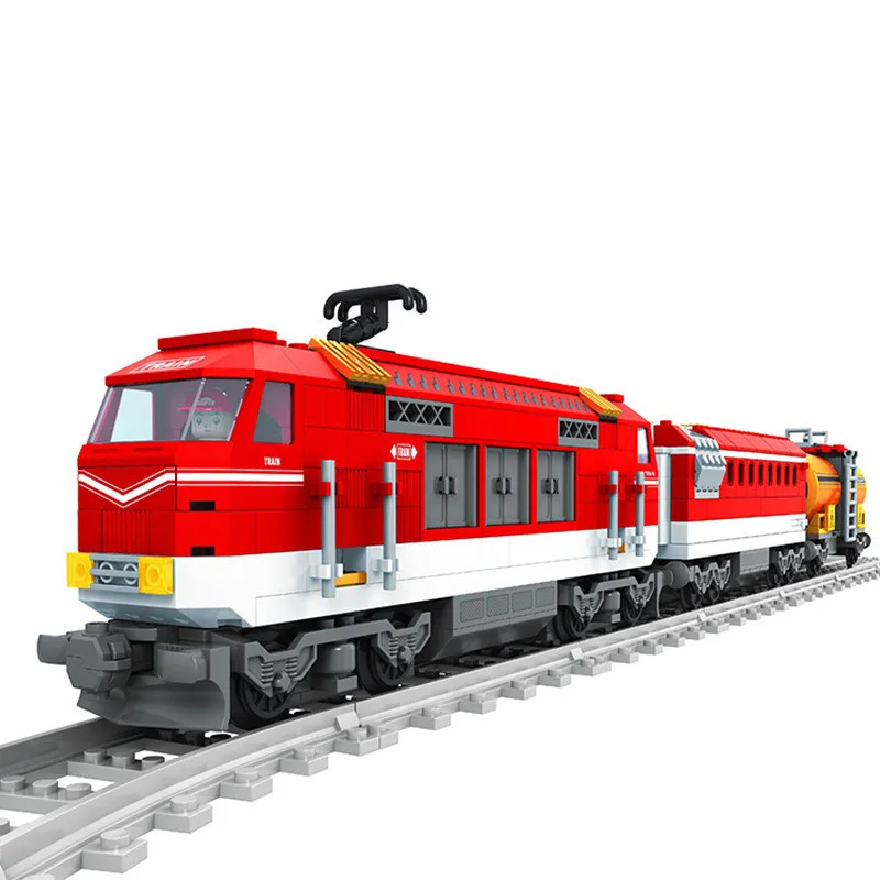 
DIY Children Assembly Colorful Compatible Legoes Funny Bricks Digital Train Building Blocks Toys 