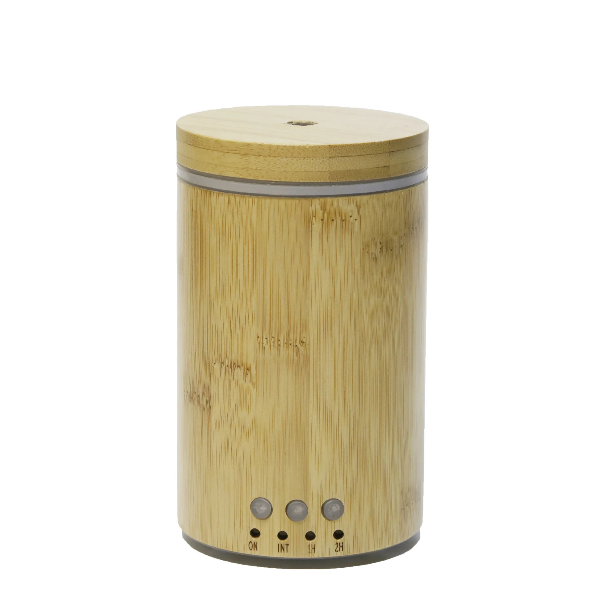 150ml Ultrasonic Aroma Diffuser Wood Essential Oil Real Bamboo Natural Light for Home Yoga Using Aromatherapy with 7 Colors Usb