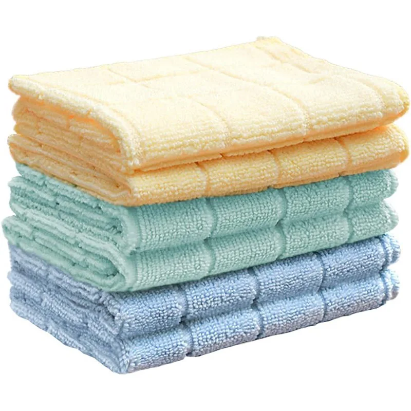 Esun High Quality Microfiber Cleaning Towels Reusable and Washable Wipe for Kitchen Use Eco-Friendly Dish Cloth