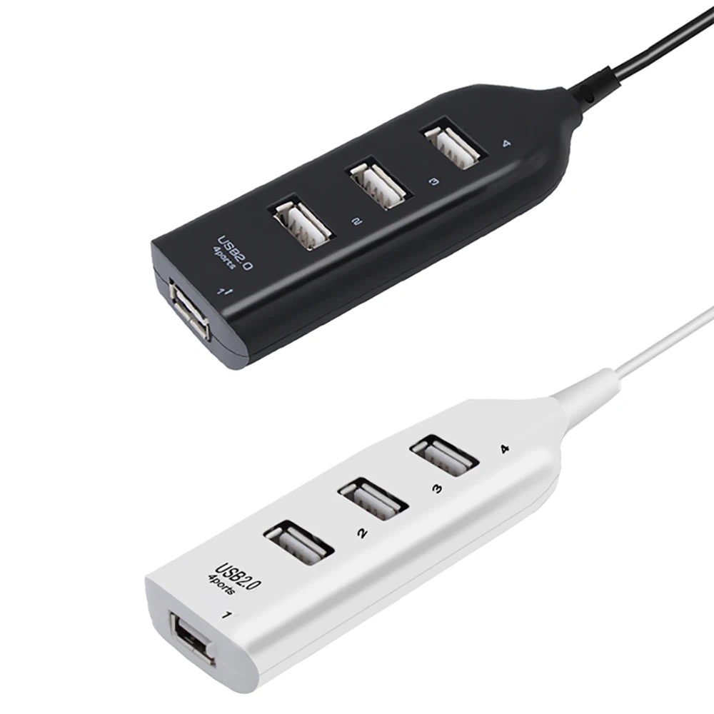 4 порта USB концентратор 2 0 Мульти разветвитель Используйте адаптер питания несколько расширитель хаб для