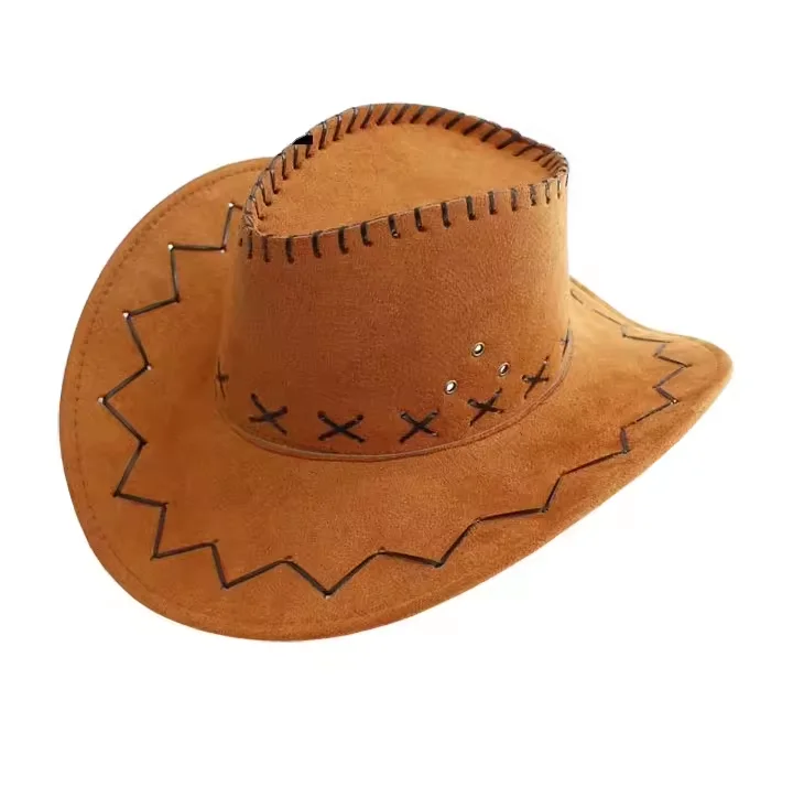 Factory Cheap Wholesale Fashion Western Men Cowboy Hat With Custom Logo