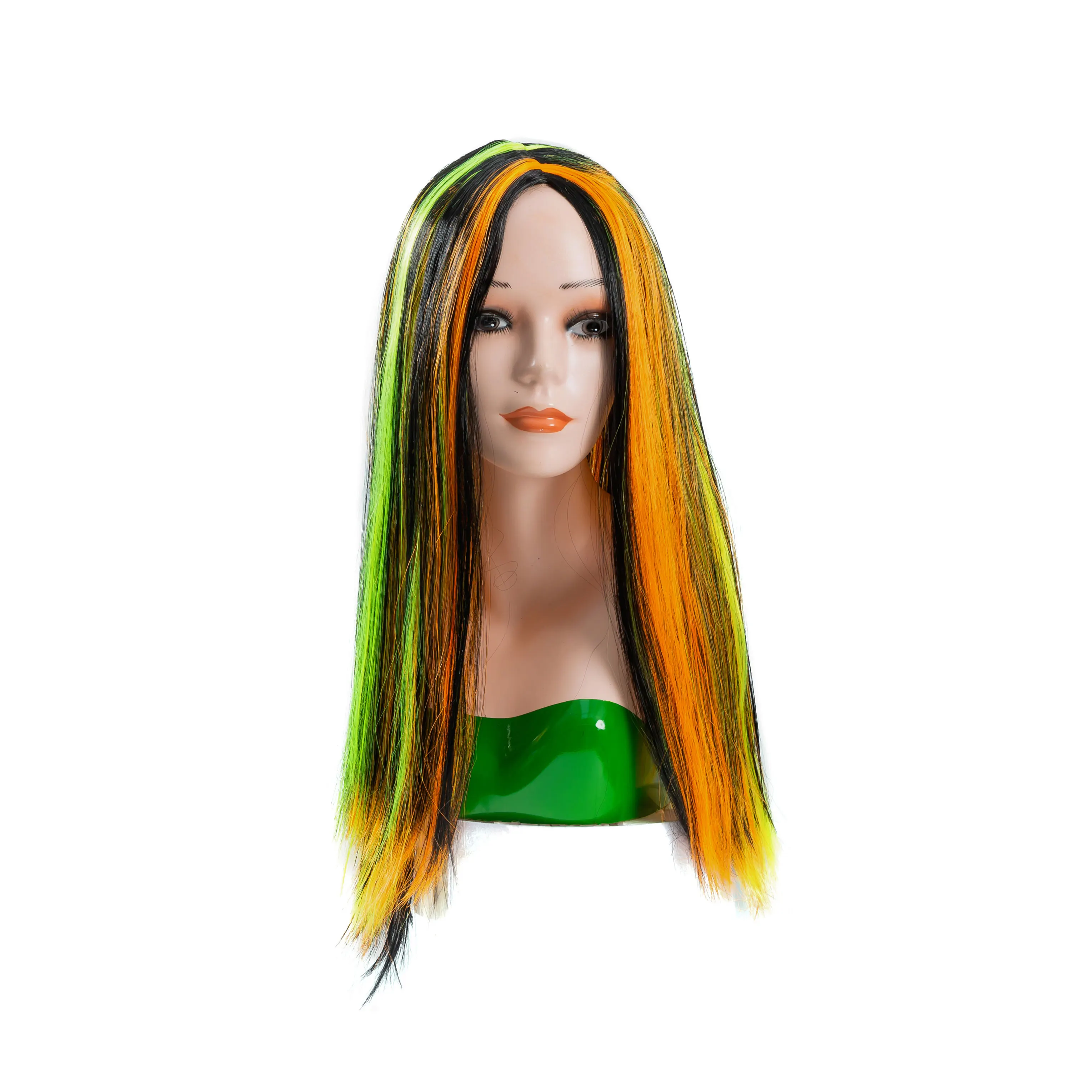 ANXIN Colored Human Hair Wig Natural Hair Line Brazilian Virgin Female Party Wig