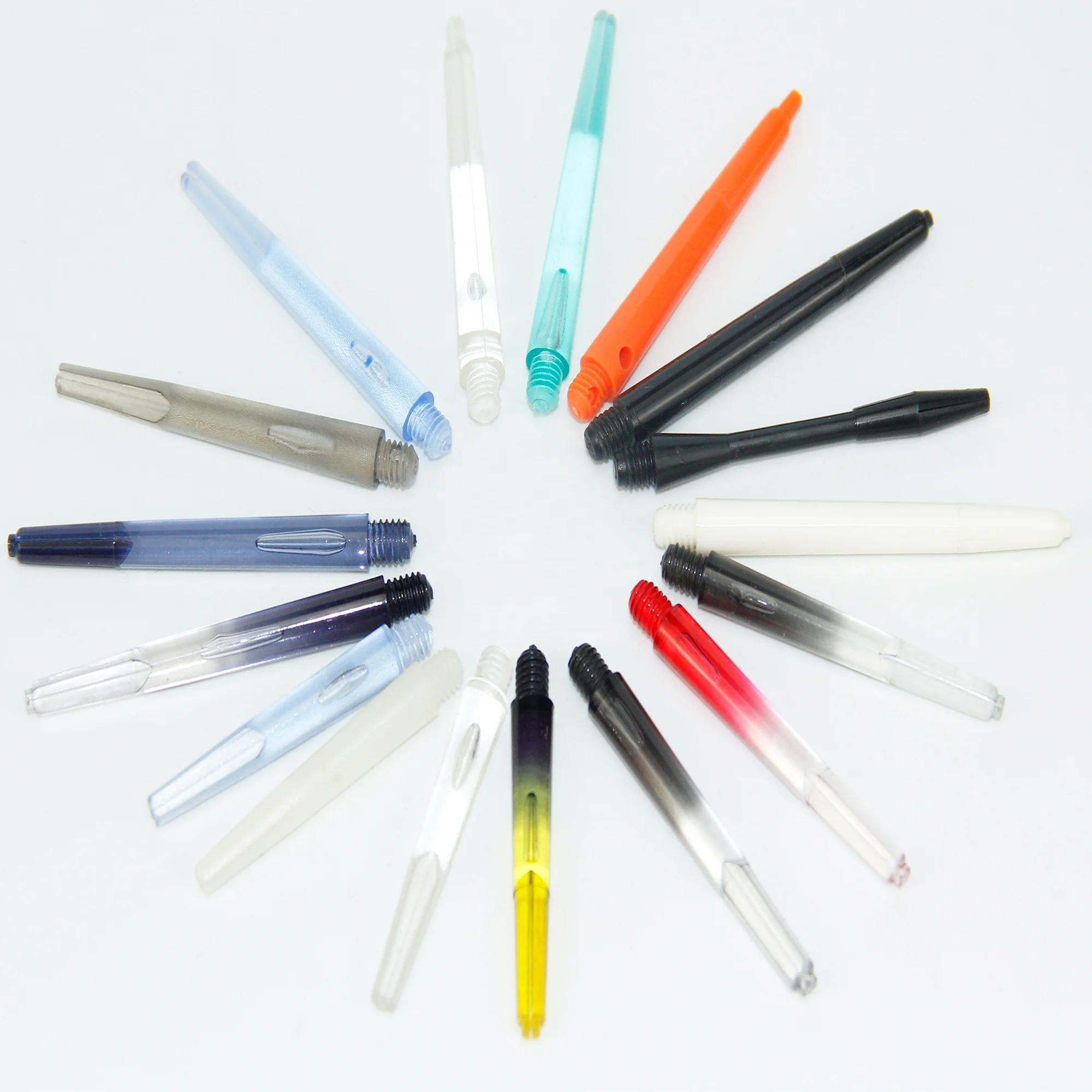 darts accessories colorful plastic darts shafts PC darts shaft