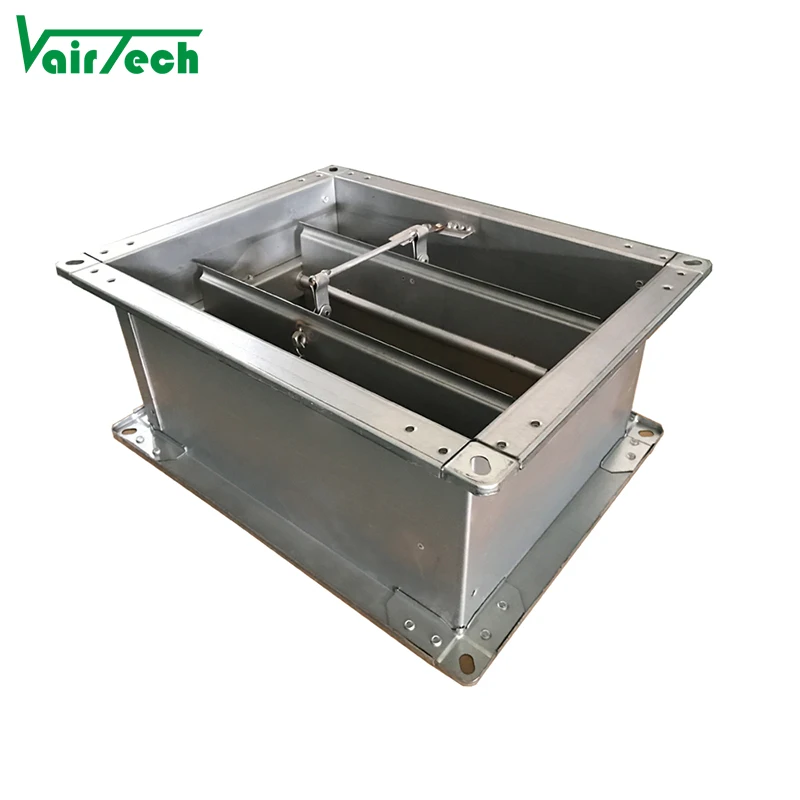 Hvac Ventilation Galvanized Fresh Air Supply Smoke Valve Motorized Air Duct Fire Damper