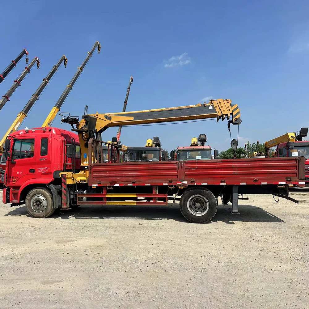 16 Ton 20 Ton Mobile Truck Crane Hydraulic Truck Mounted Crane Straight Boom Telescopic Crane For Sale