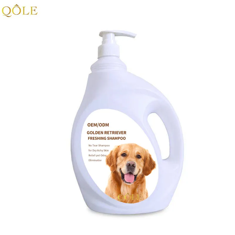 
China Manufacturer Private Label Natural Golden Retriever Dog Shampoo 