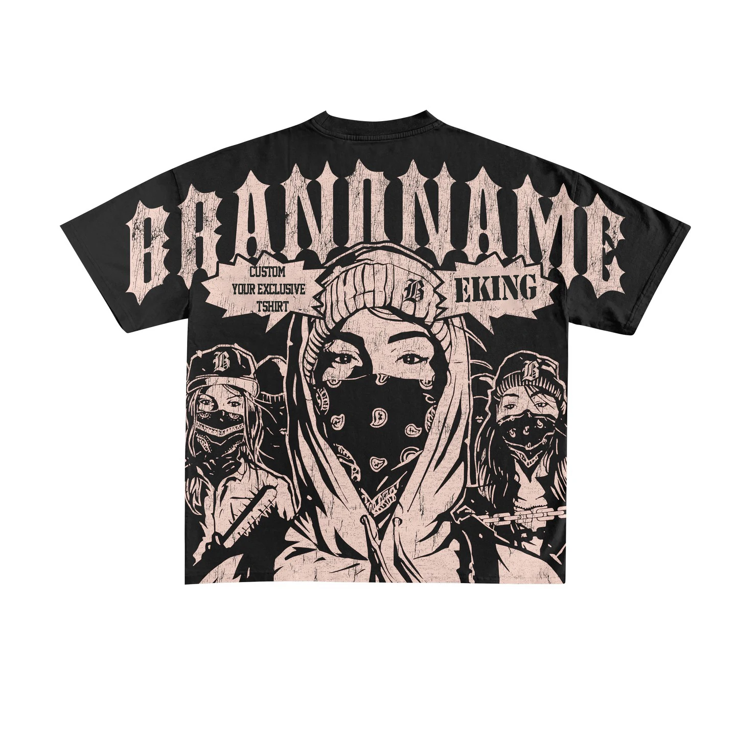 Мужская хлопковая Футболка большого размера