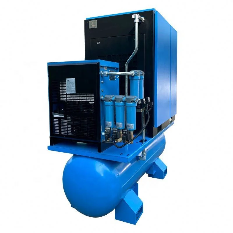 2022 New Arrival Factory Manufacturer Integrated Fixed Speed Screw Air Compressor