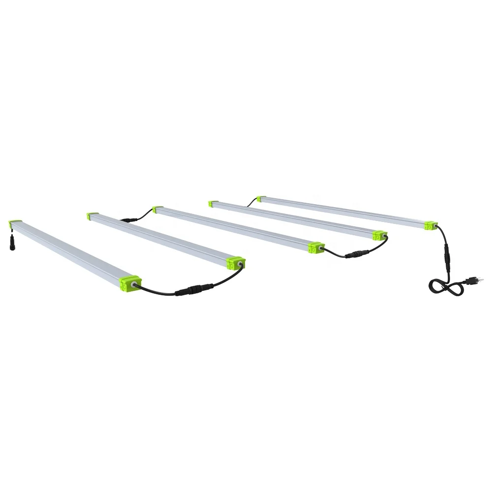 Hydroponic 4ft 20W 30w Grow Light EDJ Fluorescent Hanging Fixture Reflector NANO Reflector Grow Light Kit