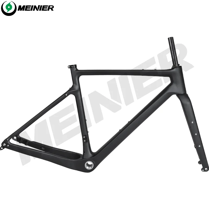 T1000 frameset Gravel Bicycle Frame  carbon road bike 700C  Racing  Disc Brake Fit for Tire 27.5er 2.1 Tire