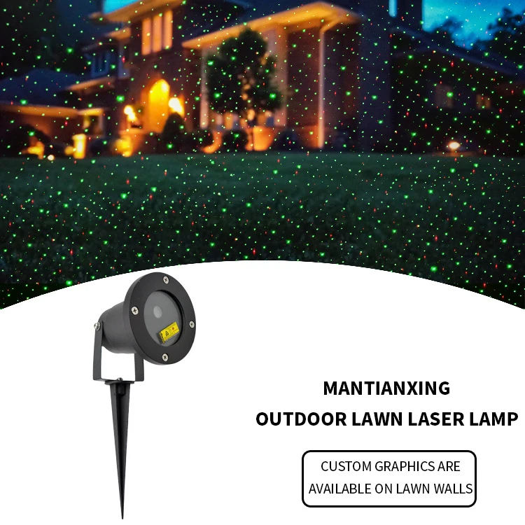 Christmas Projector Lights Outdoor, Waterproof Christmas Laser Lights Landscape Spotlight Decorative Stage Lights