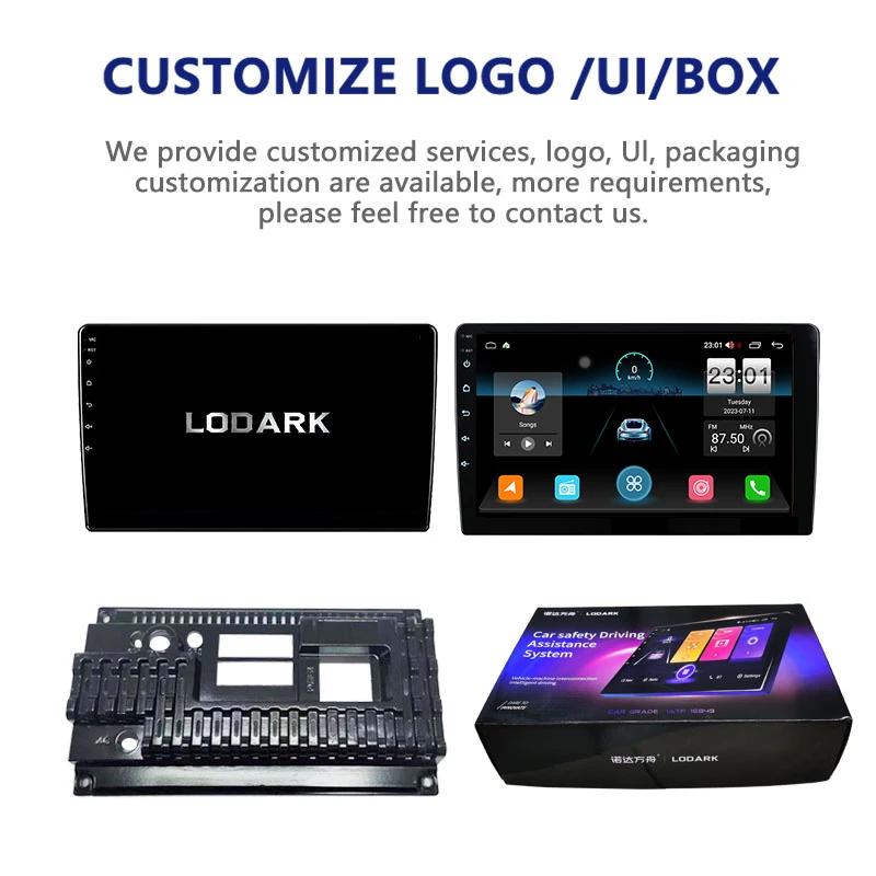 Factory L1 9 Inch Android 12 Quad-core 1+32GB IPS DSP BT Car Multimedia System for Single Din Universal Radio GPS Navigation