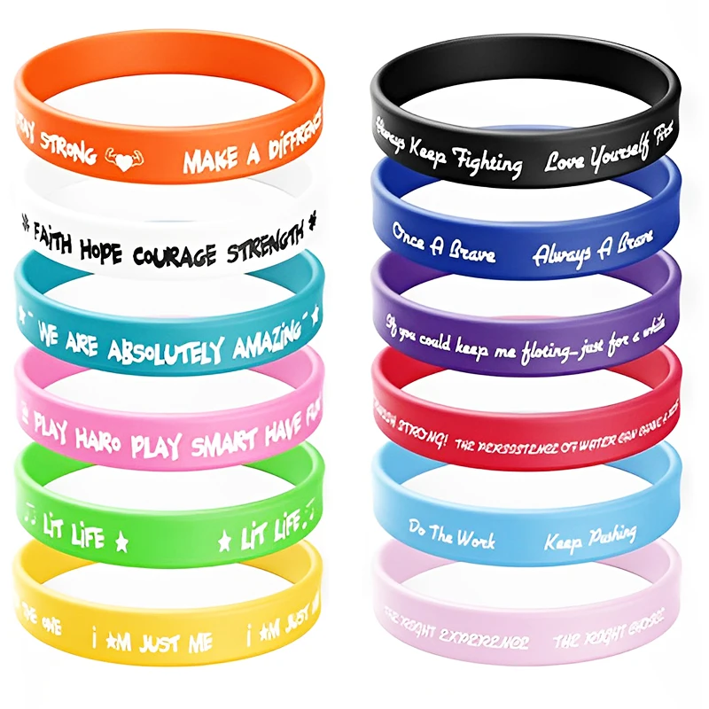 Cheap custom print logo  Silicone Rubber   Silicone Wristband
