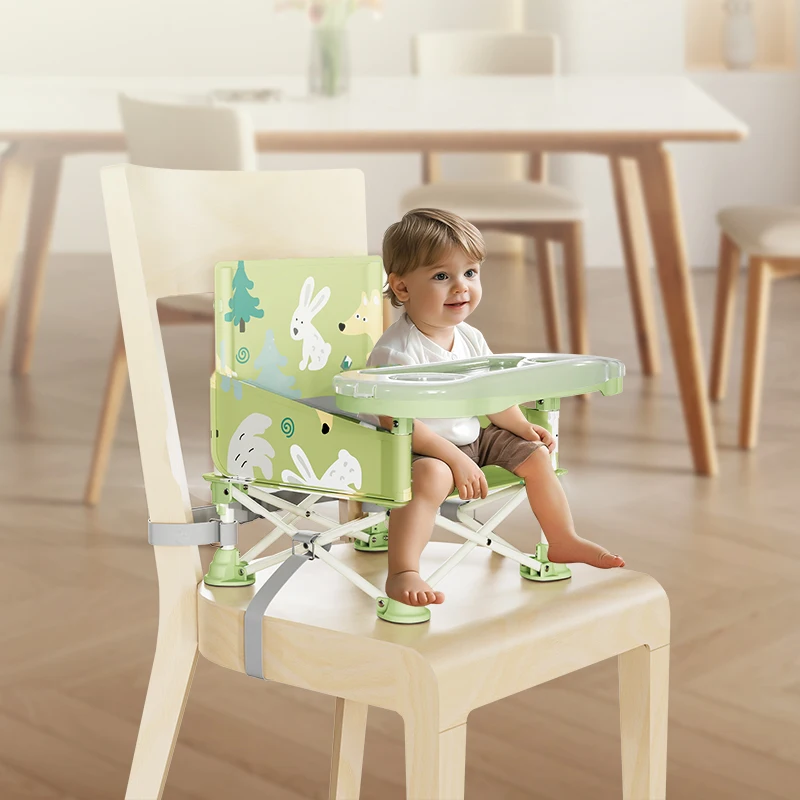 Prodigy CF002 Baby Safety Booster Dinner Chair  Easy Carry Foldable Feeding Dinning Chair  Use for Indoor or Outdoor