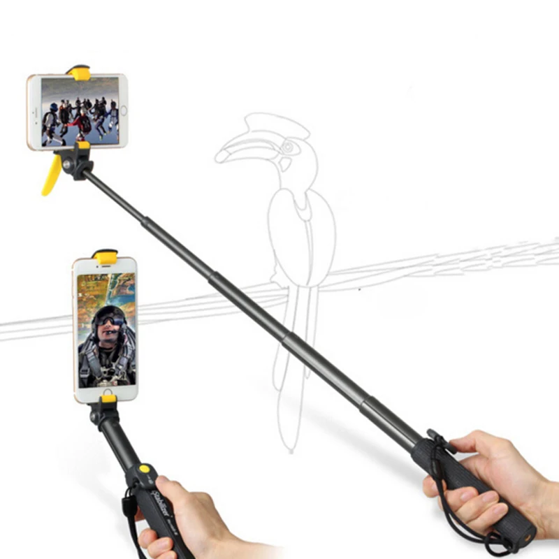 Fotopro Foldable Monopod Mini Remote Control Selfie Stick with Adapter