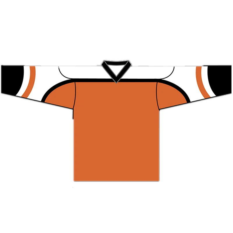 2021 Pittsburgh Ice Hockey Wear Custom Half and Half Jerseys Sublimation Hockey Jersey