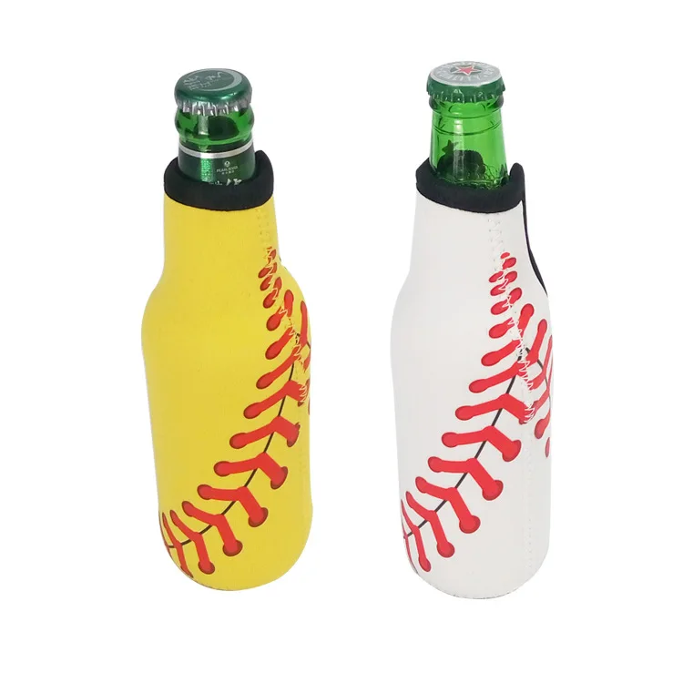 330 Ml Or 375 Ml Keep Beer Cold And Hands Warm Enclosed Bottom Beer Bottle Insulator  Beer Bottle Insulator Sleeve With Zipper