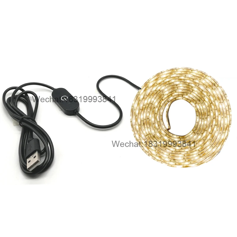 5V USB Power led lamp Strip Dimmable Touch sensing LED Under Cabinet light HDTV TV Desktop PC Screen Backlight Closet Kitchen