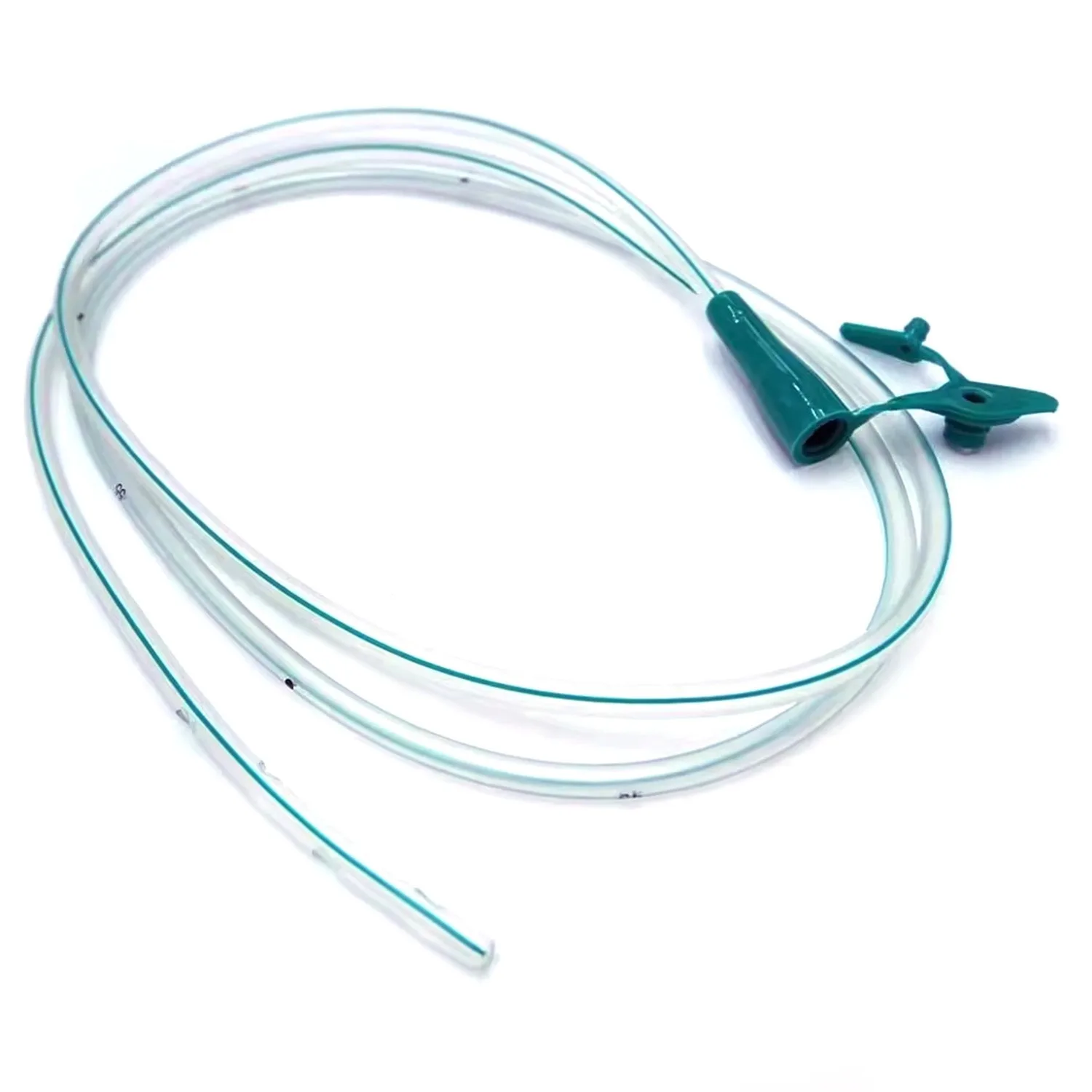 Disposable Medical Equipment 100% Silicone Stomach Feeding Tube with Stainless Steel Ball Hospital Supplier with CE