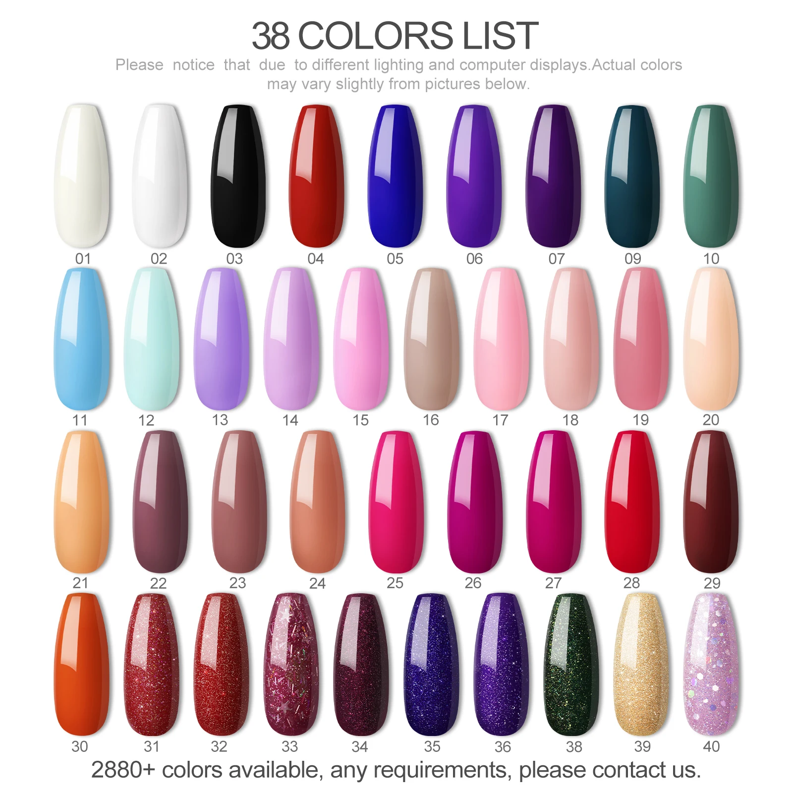 Gel Polish Various Color 8ml Wholesale Salon Supplies Soak Off UV LED Nail Gel Polish Factory Manufacture Private Label OEM