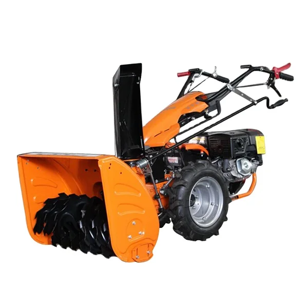 Gasoline Power walking behind  Multifunctional Snow Removal Vehicle Cleaning Machine,handy snow blower,