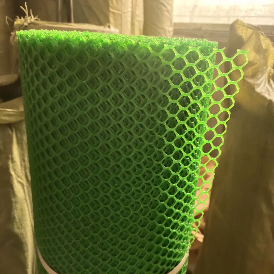 plastic extruded mesh flat mesh netting roll /HDPE plastic mesh/Plastic Garden Fence Mesh