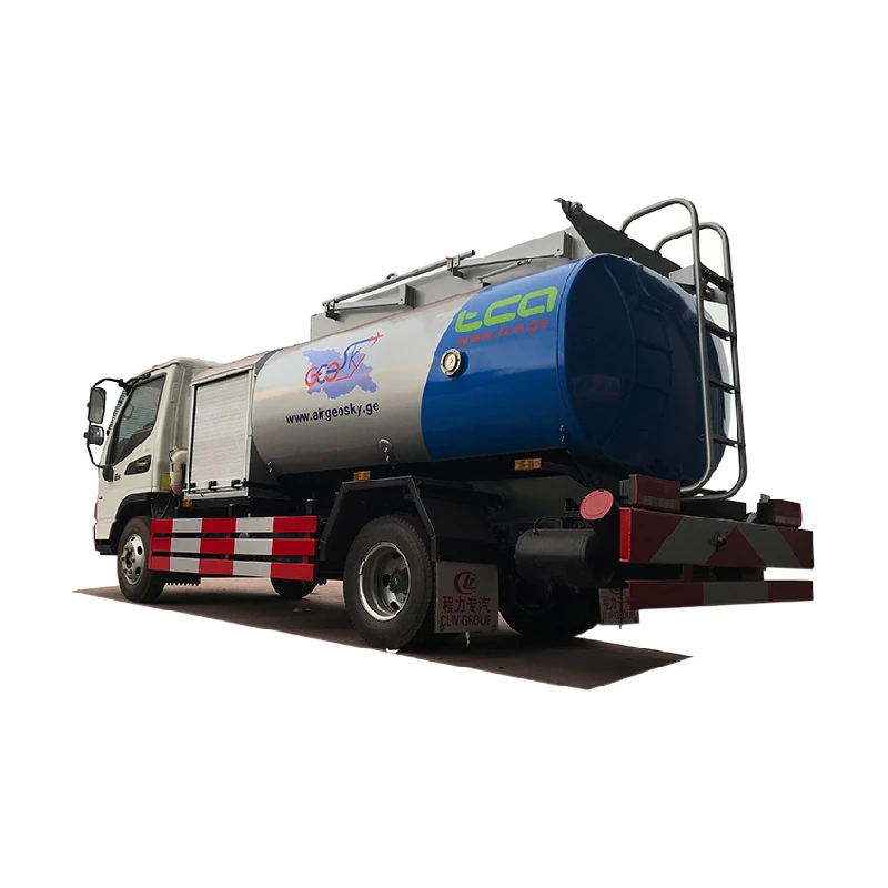 5000L Fuel Diesel Refueler Tanker Fuel Tank Truck Oil Distribution Mobile Mini Fuel Tanker Trucks