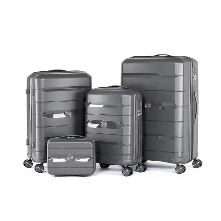 New Hot Sale PP Zipper Suitcase Set Traveling Case Factory Price 3 Pcs Business Luggage Set